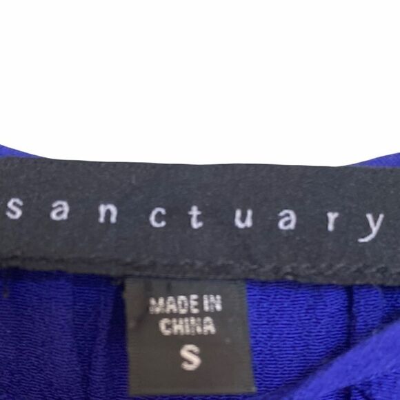 Sanctuary Blue Shorts Romper Small - Picture 3 of 5